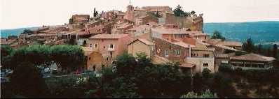 hilltop village in Provence