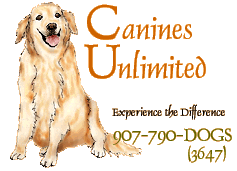 Canines Unlimited - Experience the Difference! Dog and puppy training, extra special grooming services in a stress free environment. Nutritious and natural dog, puppy and cat food and treats, TTouch, flower essences, natural herbal remedies, toys and much