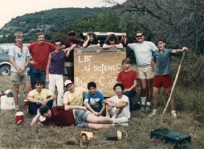 Jacek and James on an LBJ Science Club trip.