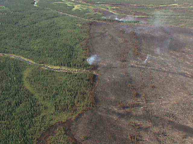 Carla Lake fire - June 1998