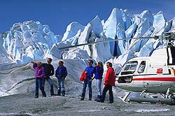 On the glacier