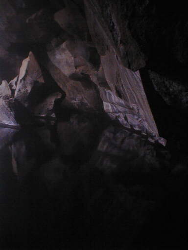 A spring hidden in a cave near Mivatn