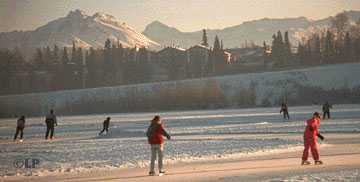 [skaters and mountains]