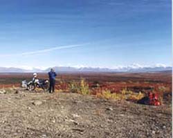 Alaska Range in the background