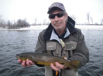 Chris with Brown Trout