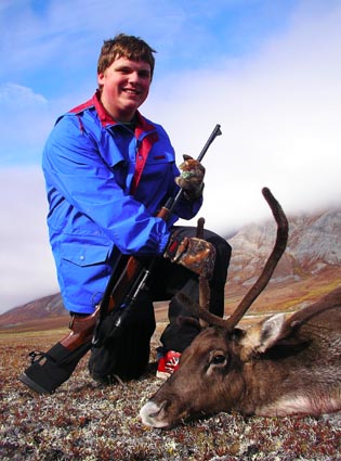 Woody with Caribou