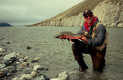 Ben with Arctic Char