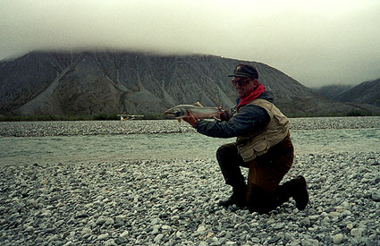 Ben with Arctic Char