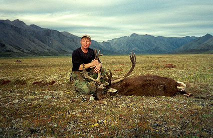 Doug with Caribou