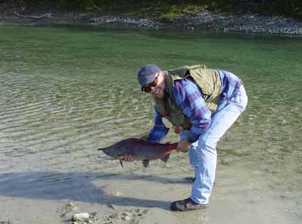 Tyler with Sockeye