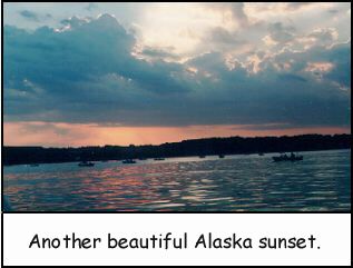 Alaska sunset 