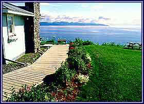 Come around front and check out the view.