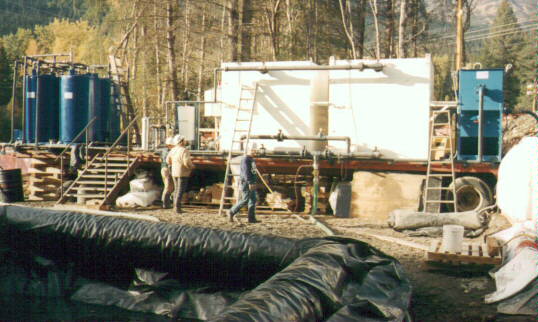 Groundwater treatment from pipeline spill