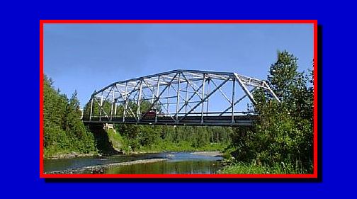 Old road bridge over Anchor River