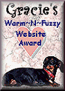 Gracie's Warm~n~Fuzzy Award