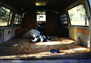 Inside Backyard Bus