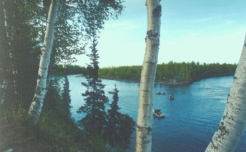 Mouth of Alaska's Deshka River