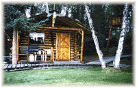 Cozy cabins right on the lake