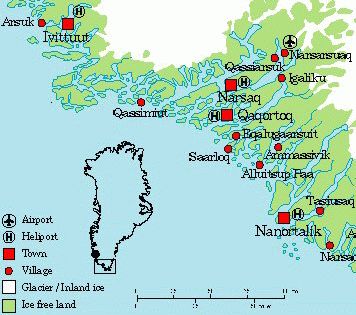 Greenland Map