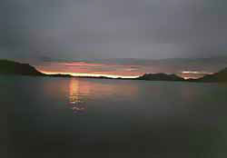Sunset over Lake Lorraine