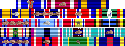 My ribbon rack at retirement