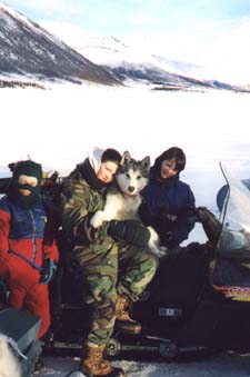 Kids, dogs and snowmachines...Alaska winter fun!