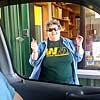 "Landfill Lynn" runs a smooth operation on Clean-Up Day.