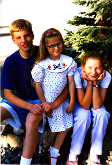 Our three children:  summer 1997