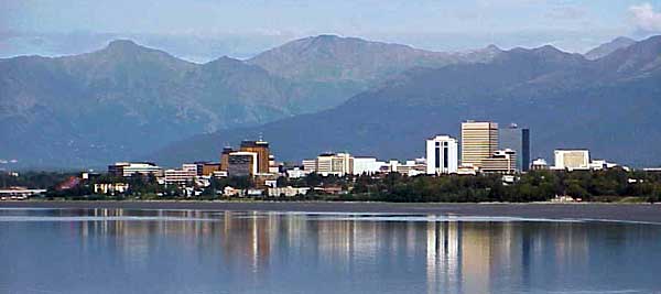 Downtown Anchorage skyline