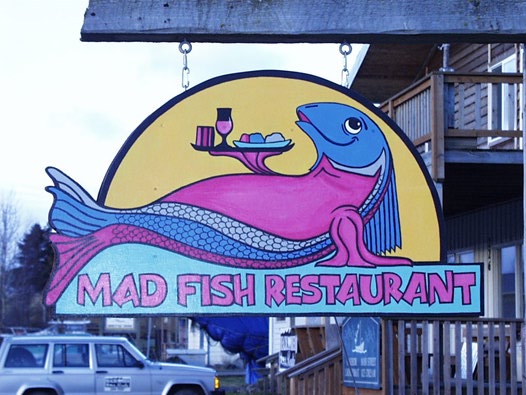 The Mad Fish Restaurant in Winter... still open!