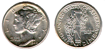 1942d dime