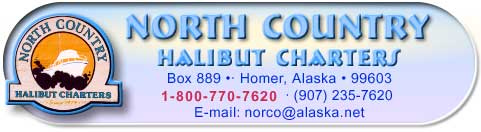 Email or call us for homer alaska halibut fishing