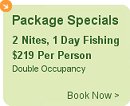 Seward Alaska Fishing Charter Package Specials, 2 Nights and 1 Day Fishing, $219 Per Person, double occupancy. Book now