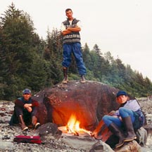 James, Jacek,  and Eric in Alaska