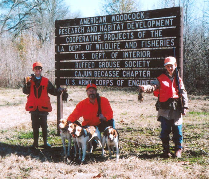 My nephew Rene, Me, and my nephew Steve, near Opelousas, Louisiana, about 2003, Photo by Steve Pellessier, Sr.