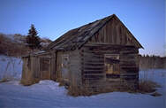 Cabin at Ninilchik, Alaska - March 1998