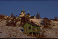 Russian Orthodox Church at Ninilchik, Alaska - March 1998