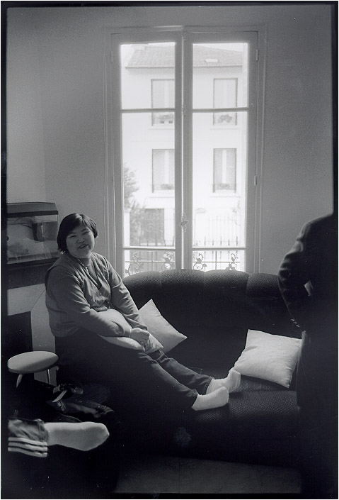 Mimi Sitting on Couch by Window, Antony, France
