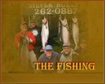 Record day 2005, 4 Kenai King Salmon, 180 lbs total.