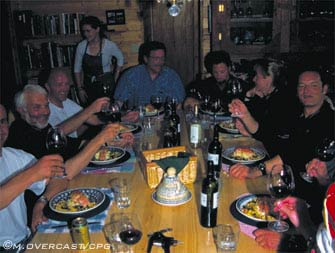 fine dining during adventure trip