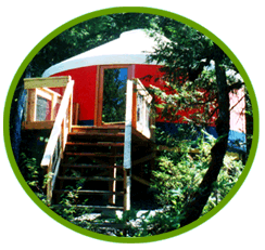 Yurtsville Retreat offers custom yurt cabin lodging in Petersburg, Alaska