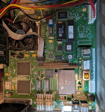 The InterJet II mainboard from above.