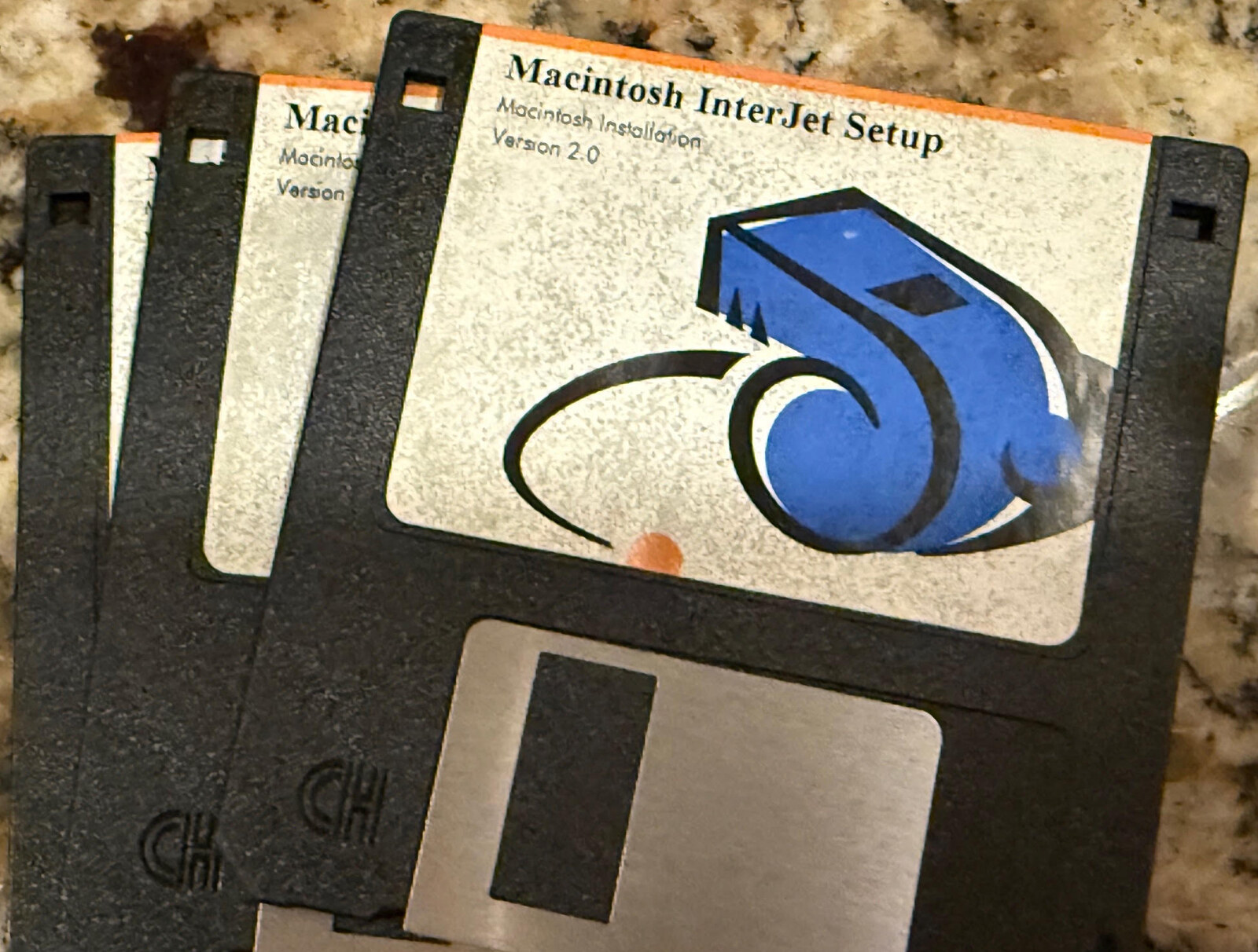 Macintosh InterJet Setup floppy: Macintosh Installation, Version 2.0.