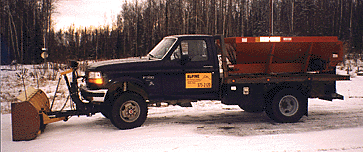 Alpine plow truck