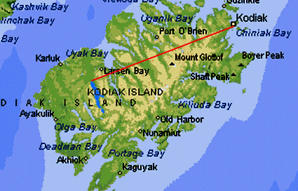 Kodiak Island Map - Outdoor Life Joel Kimmel's Illustration Blog