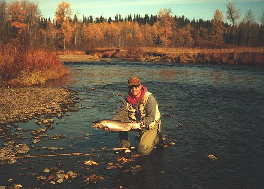 Ben with Steelhead