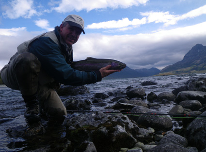 Ben with 22 inch Kulik Rainbow