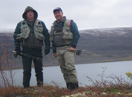 Ben and Kent above Kulik Lake
