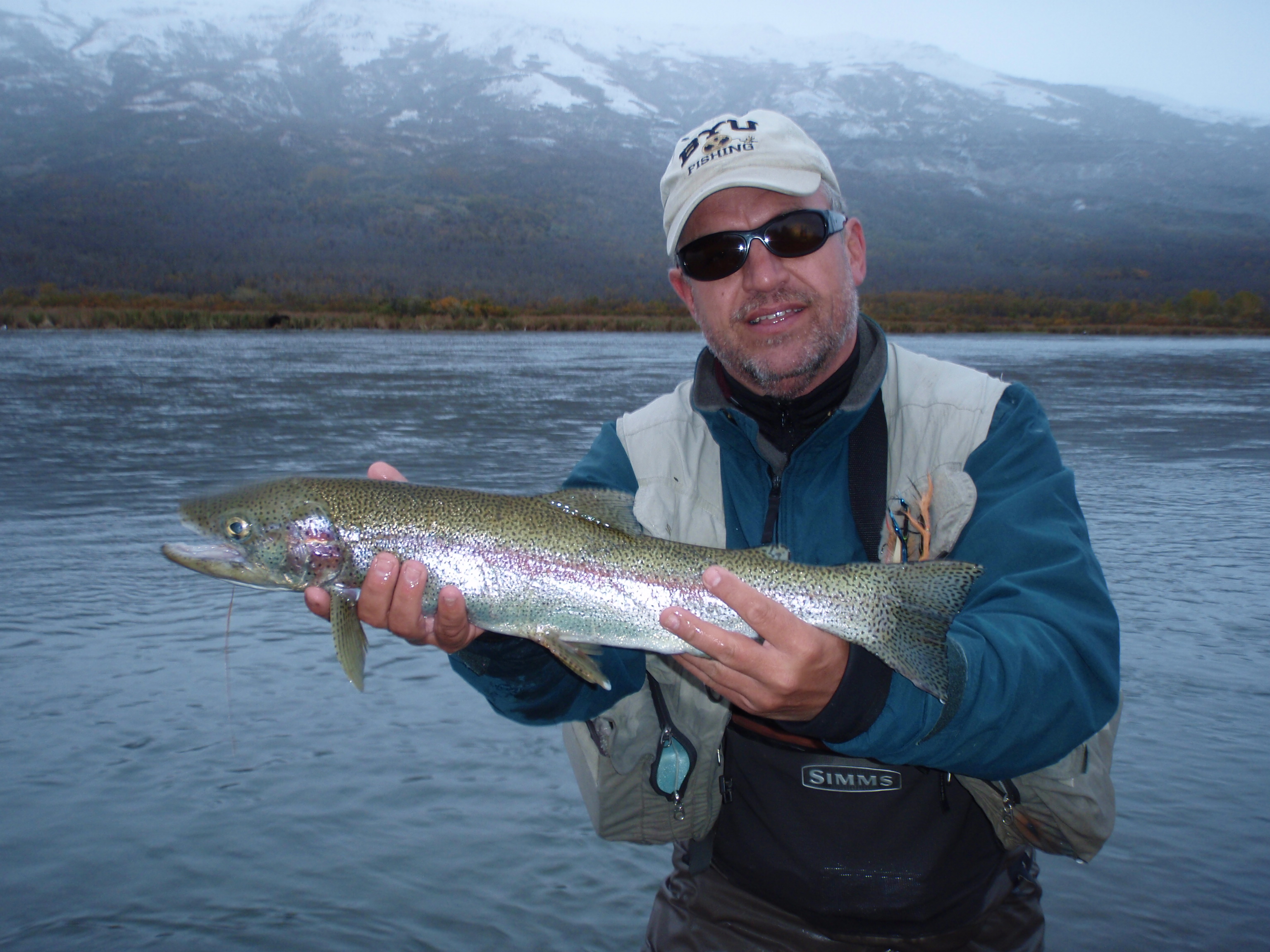 Ben with Rainbow Trout