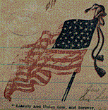 Flag from letter